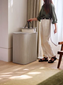 Cestos De La Ropa|Jarrones>Joseph Joseph Cesta de ropa Luxe, 2x45 L Beige claro