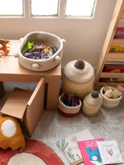 Online Cesta infantil artesanal Pencil, 30 cm Niños Decoración Infantil|Cestas Y Cajas