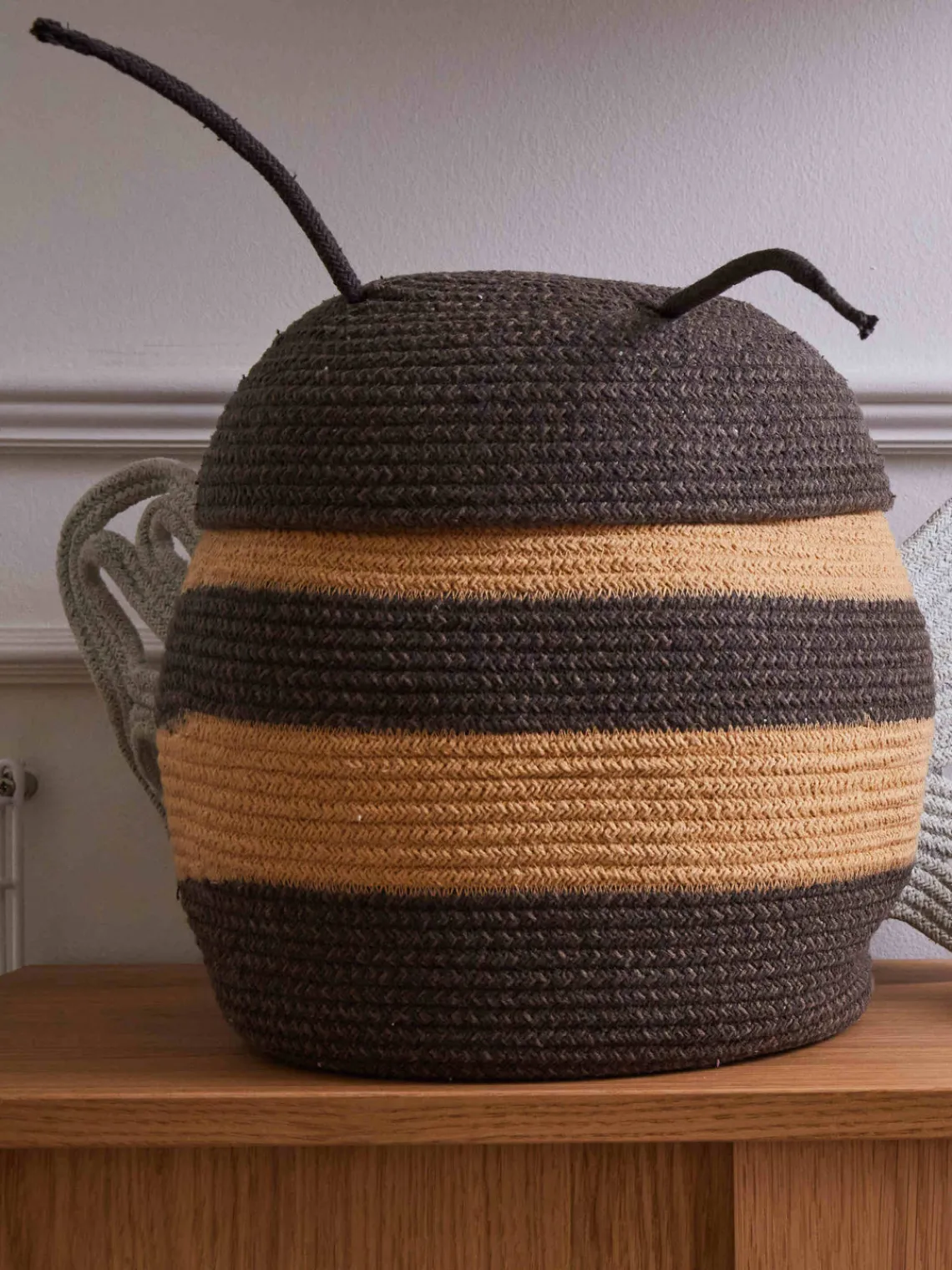 Decoración Infantil|Almacenaje Infantil>Lorena Canals Cesta infantil artesanal Mama Bee