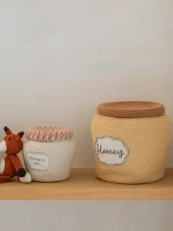Decoración Infantil|Almacenaje Infantil>Lorena Canals Cesta infantil artesanal Honey Pot
