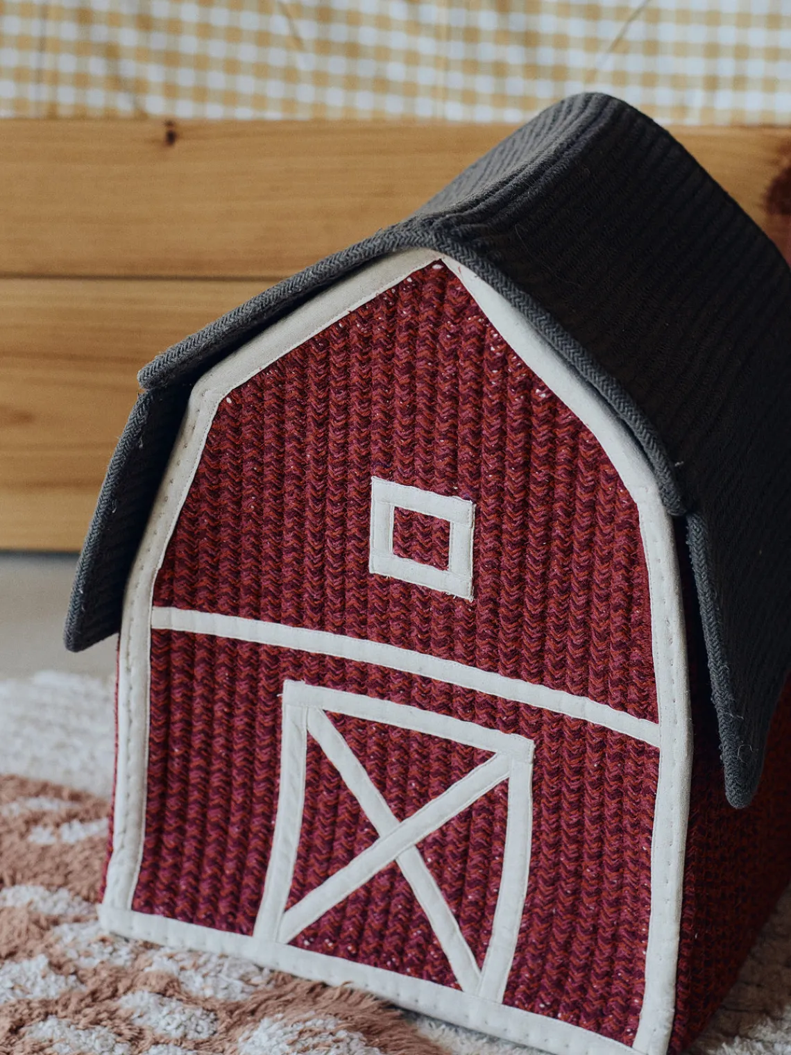 Cesta infantil artesanal Farm House Niños Decoración Infantil|Almacenaje Infantil