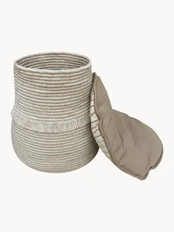 Decoración Infantil|Almacenaje Infantil></noscript>Lorena Canals Cesta infantil con cojín Mushroom, 2 uds.