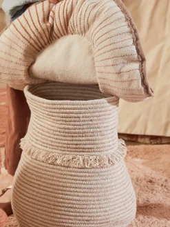 Decoración Infantil|Almacenaje Infantil></noscript>Lorena Canals Cesta infantil con cojín Mushroom, 2 uds.