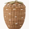 Cestas Y Cajas|Decoración Infantil>Bloomingville Mini Cesta infantil de ratán en forma de fresa Pelino