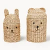 Clearance Cestas artesanales con tapaderas Bear & Rabbit, 2 uds. Niños Decoración Infantil|Cestas Y Cajas