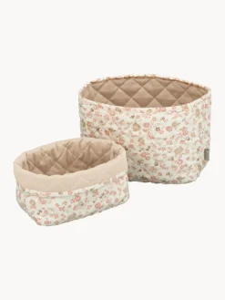 Cestas de almacenaje de algodón ecológico , 2 uds. Niños Accesorios Para Cambiadores|Accesorios Para Cambiadores