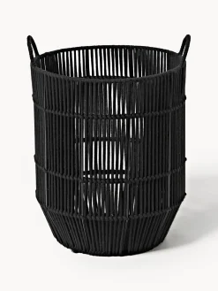 Cestos De La Ropa|Jarrones></noscript>Westwing Collection Cestas de ropa artesanales de cuerda, 2 uds. Negro
