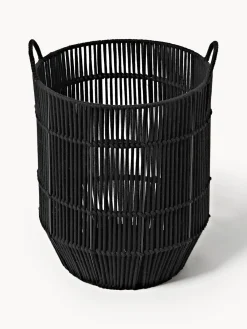 Cestos De La Ropa|Jarrones></noscript>Westwing Collection Cestas de ropa artesanales de cuerda, 2 uds. Negro