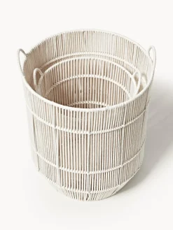 New Cestas de ropa artesanales de cuerda, 2 uds. Cestos De La Ropa|Jarrones