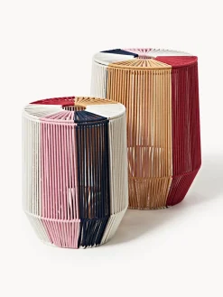 Cestos De La Ropa|Jarrones>Westwing Collection Cestas de ropa artesanales de cuerda Gabe, 2 uds. Multicolor