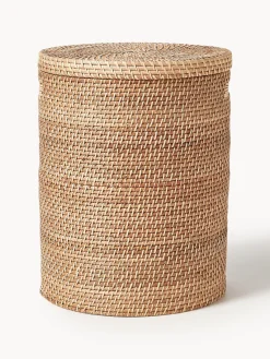 Outlet Cestas de ropa con tapa Lurdes, 2 uds. Cestos De La Ropa|Jarrones