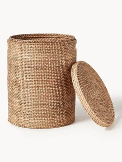 Outlet Cestas de ropa con tapa Lurdes, 2 uds. Cestos De La Ropa|Jarrones