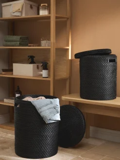 Online Cestas de ropa con tapadera Lurdes, 2 uds. Cestos De La Ropa|Jarrones