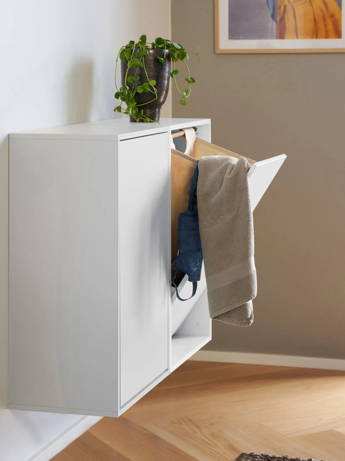 Cestos De La Ropa|Jarrones>ReCollector Cesto para la ropa Brilliant White para colgar Blanco