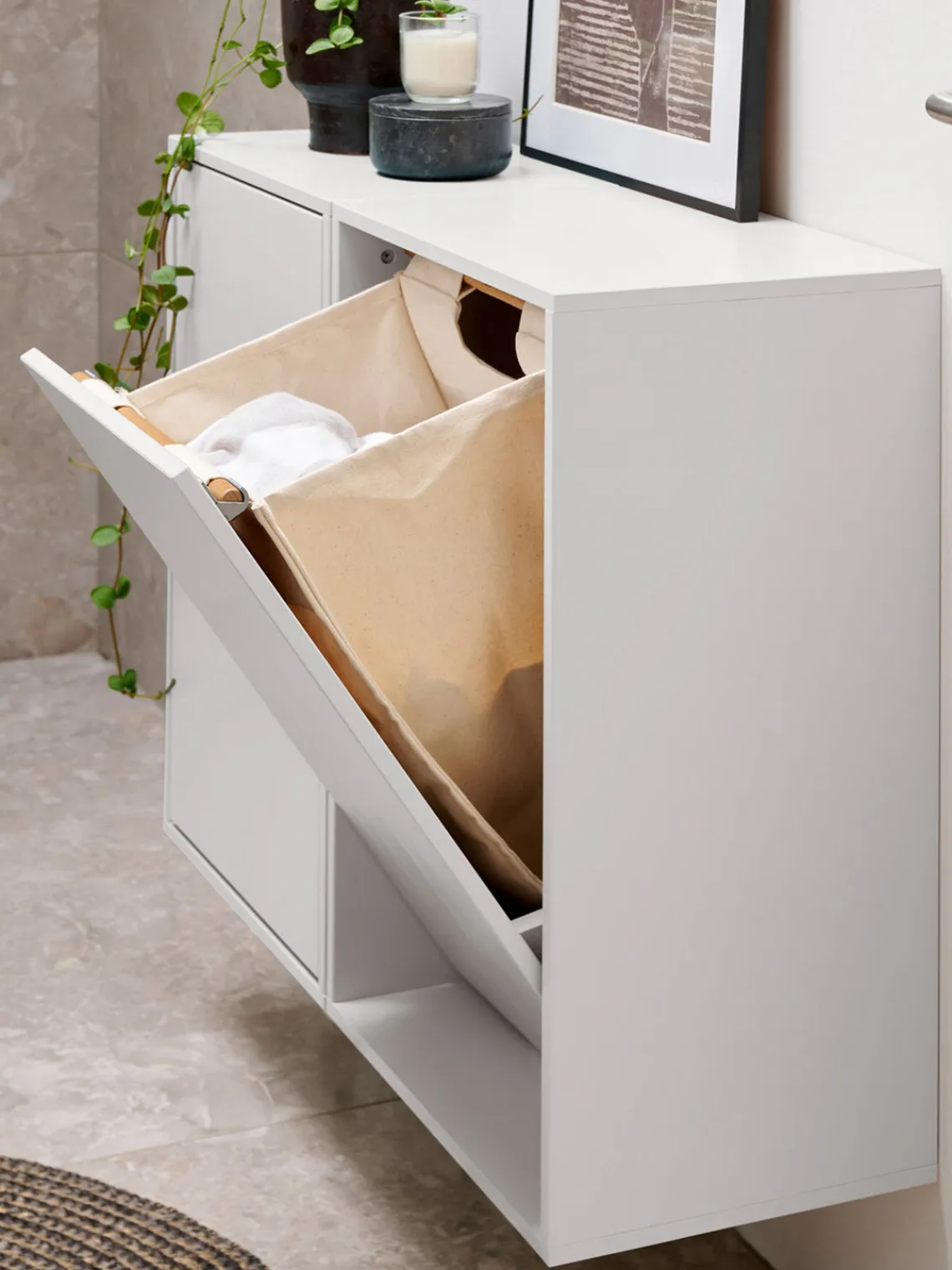 Cestos De La Ropa|Jarrones>ReCollector Cesto para la ropa Brilliant White para colgar Blanco