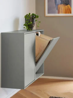 Cesto para la ropa Iron Blue para colgar Cestos De La Ropa|Jarrones