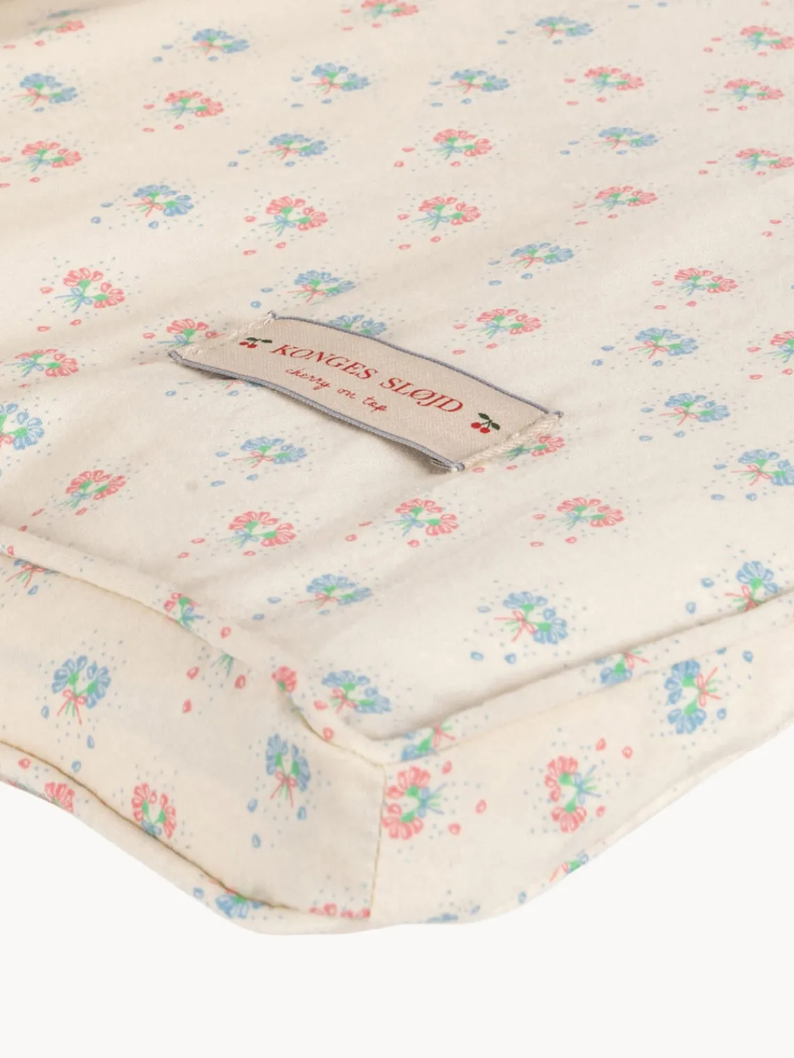 Ropa De Cama Infantil|Decoración Infantil>Konges Slojd Chichonera cuna Pipa Petite Blanco Off White, azul, rosa