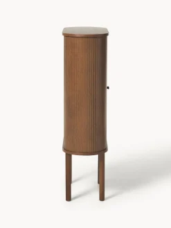 Sifonieres|Sifonieres></noscript>Westwing Collection Chiffonnier con frente acanalado Calary Madera de roble lacada en marrón oscuro