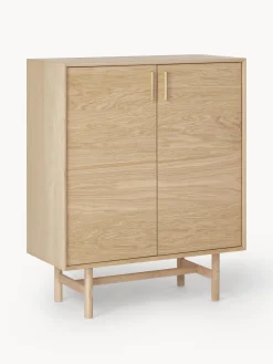 Sifonieres|Sifonieres>Westwing Collection Chiffonnier de madera de roble Diana Madera de roble clara
