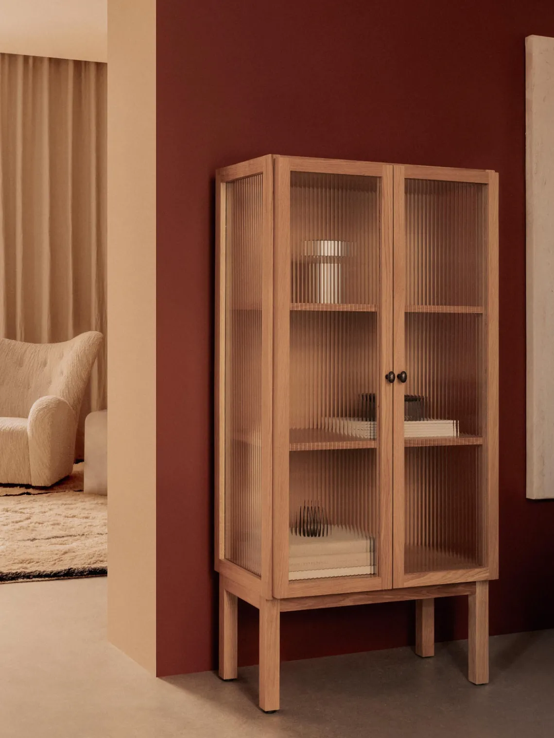 Sifonieres|Sifonieres>Audo Copenhagen Chiffonnier de madera de roble Curiosity