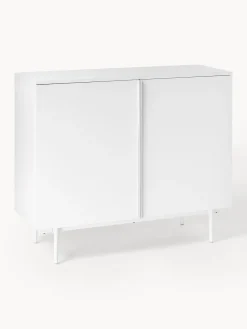 Sifonieres|Sifonieres>Westwing Collection Chiffonnier de madera Elona Blanco mate