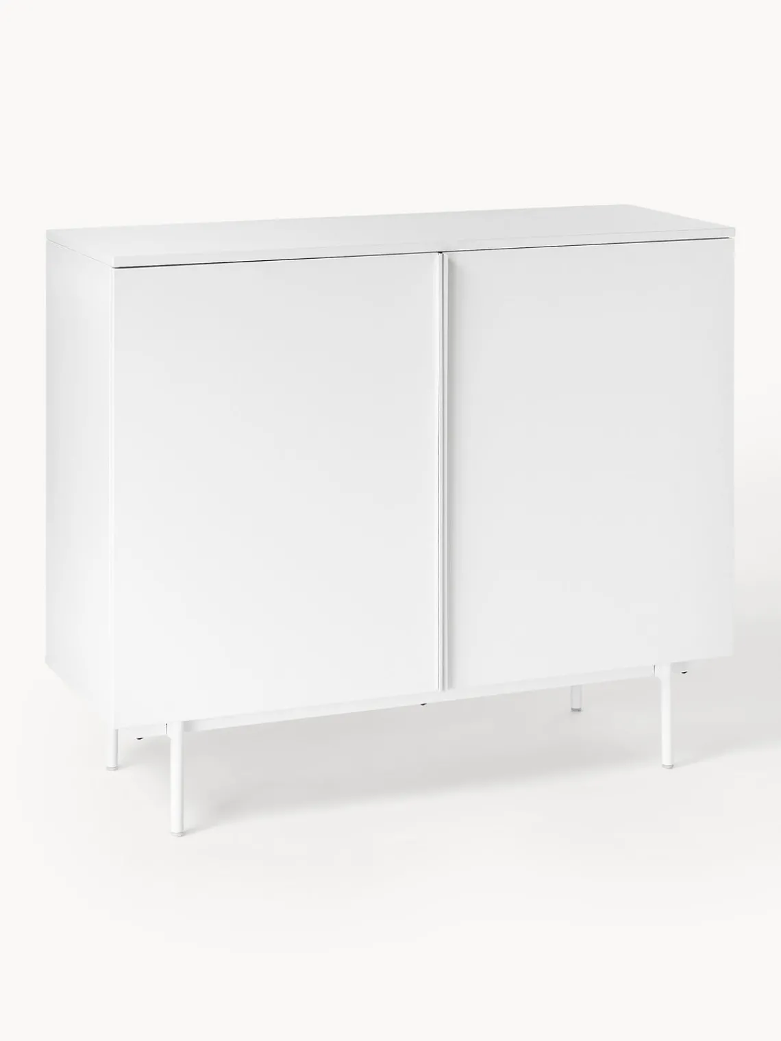 Sifonieres|Sifonieres>Westwing Collection Chiffonnier de madera Elona Blanco mate