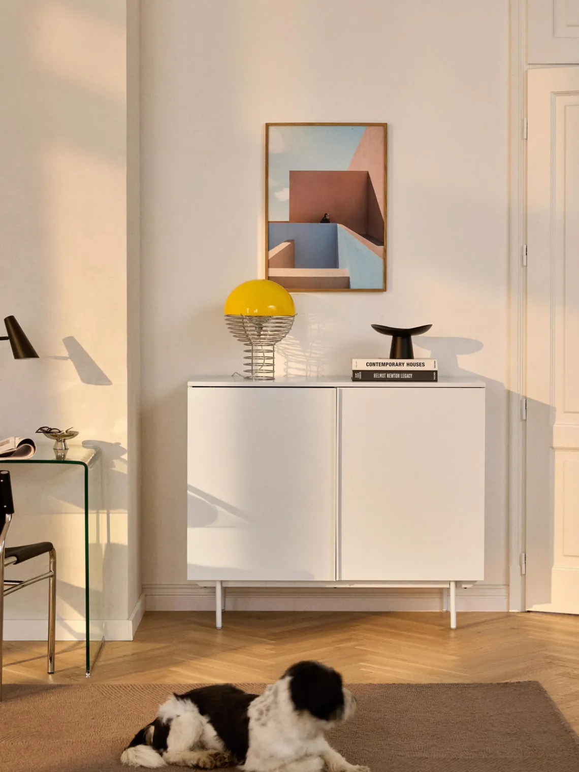 Sifonieres|Sifonieres>Westwing Collection Chiffonnier de madera Elona Blanco mate