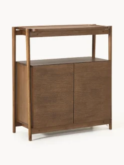 Sifonieres|Sifonieres>Westwing Collection Chiffonnier de madera Libby Madera de roble oscura