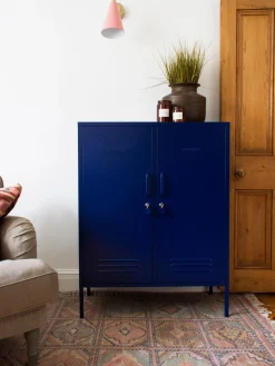 Armarios Infantiles|Sifonieres>Mustard Made Chiffonnier de metal The Midi Azul oscuro