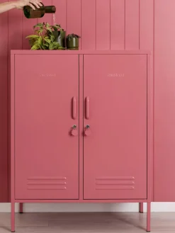 Armarios Infantiles|Sifonieres>Mustard Made Chiffonnier de metal The Midi Rosa palo