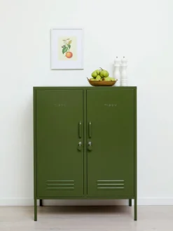 Armarios Infantiles|Sifonieres>Mustard Made Chiffonnier de metal The Midi Verde oscuro