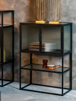 Sifonieres|Sifonieres></noscript>Dutchbone Chiffonnier de vidrio estriado Boli