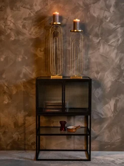 Sifonieres|Sifonieres></noscript>Dutchbone Chiffonnier de vidrio estriado Boli