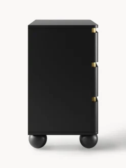 Cómodas|Cómodas></noscript>Westwing Collection Cómoda con patas esféricas Bumba Negro