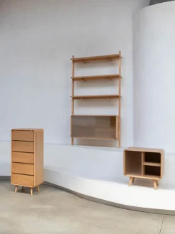 Hot Cómoda de madera de fresno Rise Sifonieres|Sifonieres