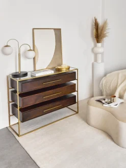 Cómoda de madera de mango Lyle Cómodas|Cómodas