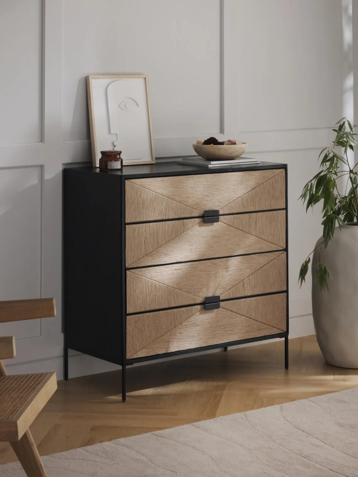 Cómodas|Cómodas>Westwing Collection Cómoda de madera de mango June