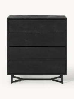 Cómodas|Cómodas></noscript>Westwing Collection Cómoda de madera de mango Luca Madera de mango pintado, negro