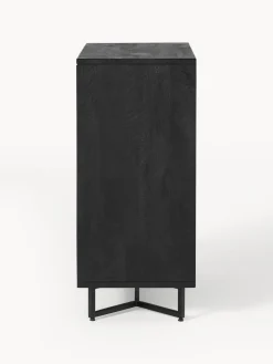 Cómodas|Cómodas></noscript>Westwing Collection Cómoda de madera de mango Luca Madera de mango pintado, negro