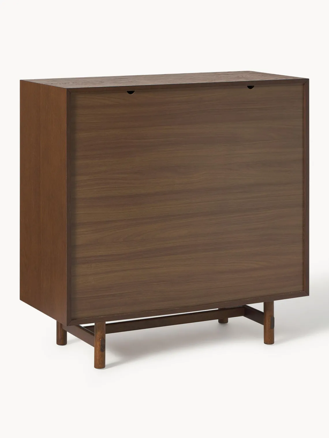 Cómodas|Cómodas>Westwing Collection Cómoda de madera de roble Diana Madera de roble oscura