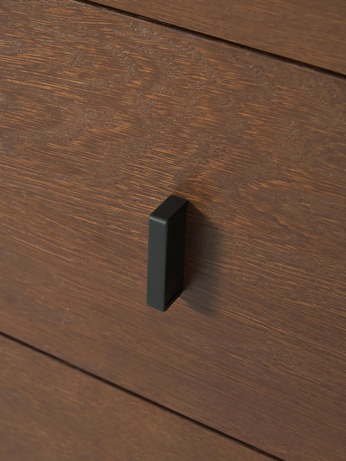 Cómodas|Cómodas>Westwing Collection Cómoda de madera de roble Diana Madera de roble oscura