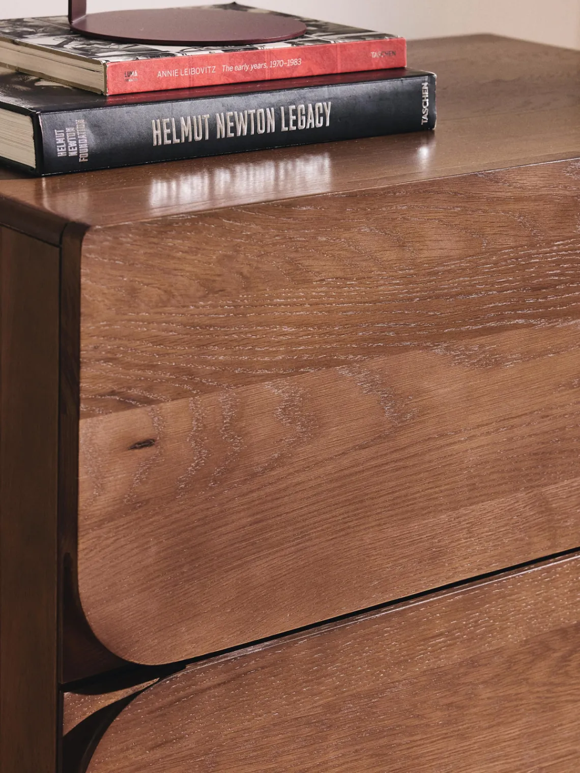 Cómodas|Cómodas>Westwing Collection Cómoda de madera de roble Cadi Madera de roble pintado marrón