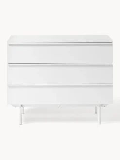 Cómodas|Cómodas></noscript>Westwing Collection Cómoda de madera Elona Blanco mate