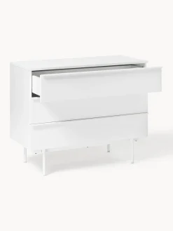 Cómodas|Cómodas></noscript>Westwing Collection Cómoda de madera Elona Blanco mate