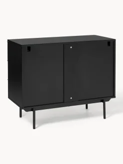 Cómodas|Cómodas></noscript>Westwing Collection Cómoda de madera Elona Negro mate