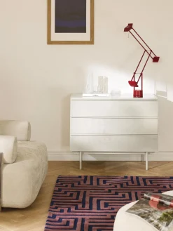 Cómodas|Cómodas>Westwing Collection Cómoda de madera Elona Beige claro brillante