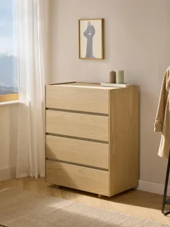 Hot Cómoda de madera Larsen Cómodas|Cómodas