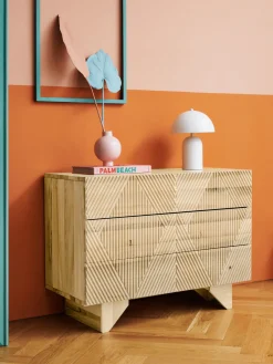 Cómodas|Cómodas>Westwing Collection Cómoda de madera Louis Madera de fresno