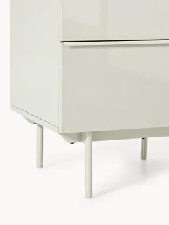 Cómodas|Cómodas></noscript>Westwing Collection Cómoda pequeña de madera Elona Beige claro brillante