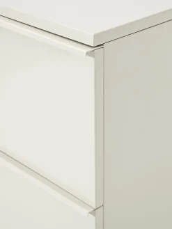 Cómodas|Cómodas></noscript>Westwing Collection Cómoda pequeña de madera Elona Beige claro brillante